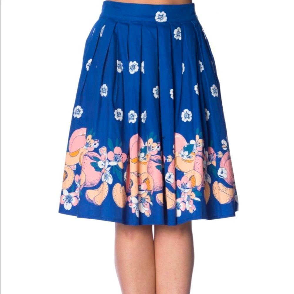 Sale ! Tutti Fruity 🍑 Skirt by Banned Retro - Picture 2 of 7